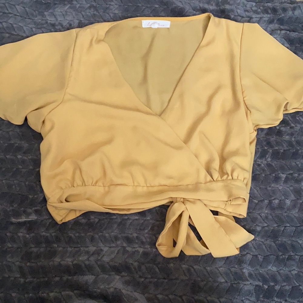 Yellow blouse
